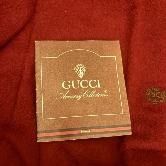 Vintage-Rare- Supreme Gucci Navy/Cream leather authentic Monogram Crossbody Bag - Picture 7 of 17